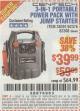 Harbor Freight Coupon 3-IN-1 PORTABLE POWER PACK WITH JUMP STARTER Lot No. 38391/60657/62306/62376/64083 Expired: 6/26/17 - $39.99