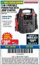 Harbor Freight Coupon 3-IN-1 PORTABLE POWER PACK WITH JUMP STARTER Lot No. 38391/60657/62306/62376/64083 Expired: 11/22/17 - $39.99