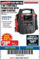 Harbor Freight Coupon 3-IN-1 PORTABLE POWER PACK WITH JUMP STARTER Lot No. 38391/60657/62306/62376/64083 Expired: 12/3/17 - $39.99