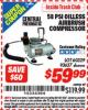 Harbor Freight ITC Coupon 58 PSI OILLESS AIRBRUSH COMPRESSOR Lot No. 69433/60329/93657 Expired: 4/30/16 - $59.99