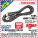 Harbor Freight ITC Coupon 12 FT, HDMI CABLE Lot No. 98308/69307/61685 Expired: 4/30/15 - $9.99
