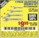 Harbor Freight Coupon 4 PIECE ADJUSTABLE WRENCH SET Lot No. 903/69427/60690 Expired: 8/27/15 - $9.99