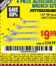 Harbor Freight Coupon 4 PIECE ADJUSTABLE WRENCH SET Lot No. 903/69427/60690 Expired: 8/1/16 - $9.99