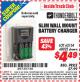 Harbor Freight ITC Coupon SLIM WALL MOUNT BATTERY CHARGER Lot No. 62154/68025 Expired: 4/30/15 - $4.49