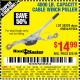 Harbor Freight Coupon 4000 LB. CAPACITY CABLE WINCH PULLER Lot No. 18600 Expired: 9/1/15 - $14.99