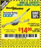 Harbor Freight Coupon 4000 LB. CAPACITY CABLE WINCH PULLER Lot No. 18600 Expired: 7/1/16 - $14.99