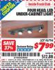 Harbor Freight ITC Coupon FOUR HEAD, LED UNDER-CABINET LIGHT Lot No. 96794 Expired: 1/31/16 - $7.99