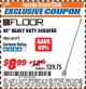 Harbor Freight ITC Coupon FINCH & MCLAY FLOOR 48 IN. SCRAPER Lot No. 60572 Expired: 7/31/17 - $8.99