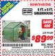 Harbor Freight ITC Coupon 6 FT. x 6 FT. GREENHOUSE Lot No. 97439 Expired: 4/30/15 - $89.99