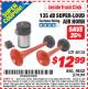 Harbor Freight ITC Coupon 135 dB SUPER-LOUD AIR HORN Lot No. 40134 Expired: 4/30/15 - $12.99