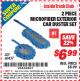 Harbor Freight ITC Coupon 2 PIECE MICROFIBER EXTERIOR CAR DUSTER SET Lot No. 60437 Expired: 4/30/15 - $6.99