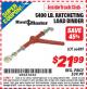 Harbor Freight ITC Coupon 5400 LB. RATCHETING LOAD BINDER Lot No. 66889 Expired: 4/30/15 - $21.99