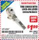 Harbor Freight ITC Coupon TIRE CHUCK WITH LOCK-ON LEVER Lot No. 62626/68267 Expired: 4/30/15 - $1.99