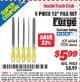 Harbor Freight ITC Coupon 5 PIECE 12" FILE SET Lot No. 7520/60368 Expired: 8/31/15 - $5.99