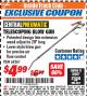 Harbor Freight ITC Coupon TELESCOPING BLOW GUN Lot No. 68261 Expired: 3/31/18 - $4.99