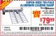 Harbor Freight Coupon HAUL-MASTER 1500 LB. CAPACITY, 69 IN. X 45 IN. TRI-FOLD ALUMINUM LOADING RAMP Lot No. 90018 Expired: 7/17/15 - $79.99