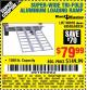 Harbor Freight Coupon HAUL-MASTER 1500 LB. CAPACITY, 69 IN. X 45 IN. TRI-FOLD ALUMINUM LOADING RAMP Lot No. 90018 Expired: 2/1/16 - $79.99