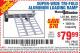 Harbor Freight Coupon SUPER-WIDE TRI-FOLD ALUMINUM LOADING RAMP Lot No. 90018/69595/60334 Expired: 6/1/15 - $79.99