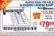 Harbor Freight Coupon HAUL-MASTER 1500 LB. CAPACITY, 69 IN. X 45 IN. TRI-FOLD ALUMINUM LOADING RAMP Lot No. 90018 Expired: 6/1/15 - $79.99