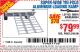 Harbor Freight Coupon HAUL-MASTER 1500 LB. CAPACITY, 69 IN. X 45 IN. TRI-FOLD ALUMINUM LOADING RAMP Lot No. 90018 Expired: 6/15/15 - $79.99