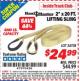 Harbor Freight ITC Coupon 2" x 20 FT. WEB LIFTING SLING Lot No. 34708 Expired: 9/30/15 - $24.99