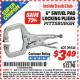 Harbor Freight ITC Coupon 6" SWIVEL PAD LOCKING PLIERS Lot No. 39534 Expired: 4/30/16 - $3.49