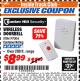 Harbor Freight ITC Coupon WIRELESS DOORBELL Lot No. 97004 Expired: 2/28/18 - $8.99