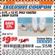 Harbor Freight ITC Coupon 4 FT. x 12 FT. POLY COATED DROP CLOTH Lot No. 93713 Expired: 8/31/17 - $9.99
