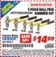 Harbor Freight ITC Coupon 5 PIECE BALL PEIN HAMMER SET Lot No. 39217 Expired: 4/30/16 - $14.99