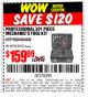 Harbor Freight Coupon PROFESSIONAL 301 PIECE MECHANIC'S TOOL KIT Lot No. 45951/69312 Expired: 9/20/15 - $159.99