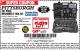 Harbor Freight Coupon PROFESSIONAL 301 PIECE MECHANIC'S TOOL KIT Lot No. 45951/69312 Expired: 1/31/17 - $159.99