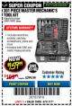 Harbor Freight Coupon PROFESSIONAL 301 PIECE MECHANIC'S TOOL KIT Lot No. 45951/69312 Expired: 8/31/17 - $159.99