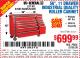 Harbor Freight Coupon 56", 11 DRAWER INDUSTRIAL QUALITY ROLLER CABINET Lot No. 67681/69395/62499 Expired: 6/9/15 - $699.99