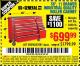 Harbor Freight Coupon 56", 11 DRAWER INDUSTRIAL QUALITY ROLLER CABINET Lot No. 67681/69395/62499 Expired: 5/1/16 - $699.99
