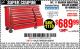 Harbor Freight Coupon 56", 11 DRAWER INDUSTRIAL QUALITY ROLLER CABINET Lot No. 67681/69395/62499 Expired: 9/30/16 - $689.99