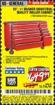 Harbor Freight Coupon 56", 11 DRAWER INDUSTRIAL QUALITY ROLLER CABINET Lot No. 67681/69395/62499 Expired: 6/1/17 - $649.99
