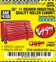 Harbor Freight Coupon 56", 11 DRAWER INDUSTRIAL QUALITY ROLLER CABINET Lot No. 67681/69395/62499 Expired: 11/30/17 - $649.99