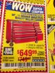 Harbor Freight Coupon 56", 11 DRAWER INDUSTRIAL QUALITY ROLLER CABINET Lot No. 67681/69395/62499 Expired: 2/27/18 - $649.99