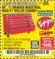 Harbor Freight Coupon 56", 11 DRAWER INDUSTRIAL QUALITY ROLLER CABINET Lot No. 67681/69395/62499 Expired: 3/4/18 - $649.99