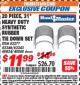 Harbor Freight ITC Coupon 31" HEAVY DUTY SYNTHETIC RUBBER TIE DOWN SET PACK OF 20 Lot No. 40048/60824/63343/63277 Expired: 9/30/17 - $11.99