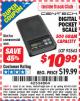 Harbor Freight ITC Coupon 500 GRAM DIGITAL POCKET SCALE Lot No. 93543 Expired: 7/31/15 - $10.99