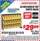 Harbor Freight ITC Coupon 24 BIN BENCH TOP PARTS RACK Lot No. 69572/95496 Expired: 9/30/15 - $29.99