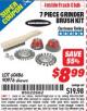 Harbor Freight ITC Coupon WARRIOR GRINDER BRUSH KIT, 7-PIECE Lot No. 90976 Expired: 11/30/15 - $8.99