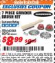 Harbor Freight ITC Coupon 7 PIECE GRINDER BRUSH KIT Lot No. 90976/60486 Expired: 10/31/17 - $8.99