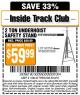Harbor Freight ITC Coupon 2 TON UNDERHOIST SAFETY STAND Lot No. 60759/41860/61600 Expired: 5/12/15 - $59.99