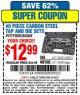 Harbor Freight Coupon 40 PIECE CARBON STEEL TAP AND DIE SETS Lot No. 63016/62831/62832 Expired: 4/19/15 - $12.99