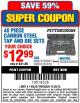 Harbor Freight Coupon 40 PIECE CARBON STEEL TAP AND DIE SETS Lot No. 63016/62831/62832 Expired: 11/30/15 - $12.99