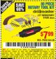 Harbor Freight Coupon 80 PIECE ROTARY TOOL KIT Lot No. 68986/97626/63292/63235 Expired: 8/25/15 - $7.99