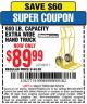 Harbor Freight Coupon 600 LB. CAPACITY EXTRA WIDE HAND TRUCK Lot No. 66171 Expired: 5/10/15 - $89.99