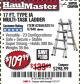 Harbor Freight Coupon 17 FT. TYPE 1A MULTI-TASK LADDER Lot No. 67646/62656/62514/63418/63419/63417 Expired: 12/1/17 - $109.99